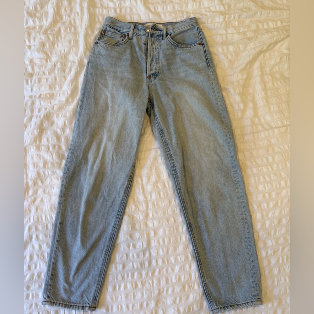 Denim Forum Claudia High Rise Baggy Jeans